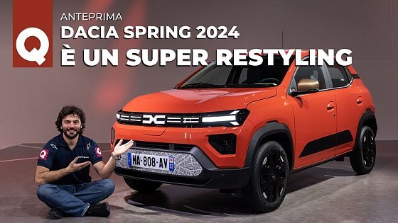 Video: L'ELETTRICA più economica cambia LOOK! | Nuova Dacia SPRING 2024