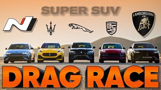 Video: Ioniq 5 N v Urus Performante v Macan GTS v F-Pace SVR v Grecale Trofeo — Cammisa Ultimate Drag Race