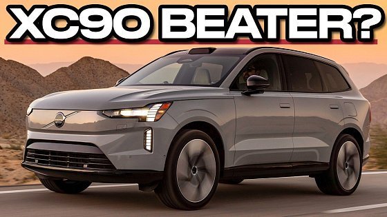 Video: All-electric large SUV first drive (Volvo EX90 Ultra Performance 2024 Review)