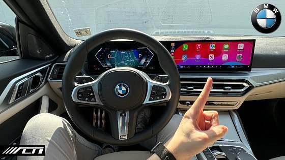 Video: How Good is idrive 8.5 in The 2024 BMW i4 xDrive40? /// Allcarnews Technology Review