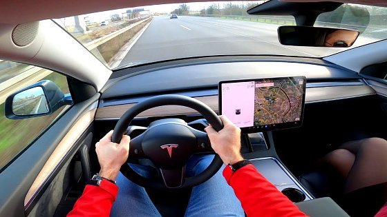 Video: 2022 Tesla Model Y Long Range [ 514 HP ] 0-100 Acceleration | Top Speed Autobahn | POV Test Drive