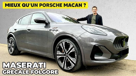 Video: Essai Maserati Grecale Folgore 2024 – MIEUX qu’un Porsche Macan?