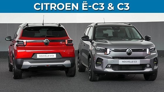 Video: 2024 Citroën C3 vs Citroën ë-C3 comparison - Walkaround 4K