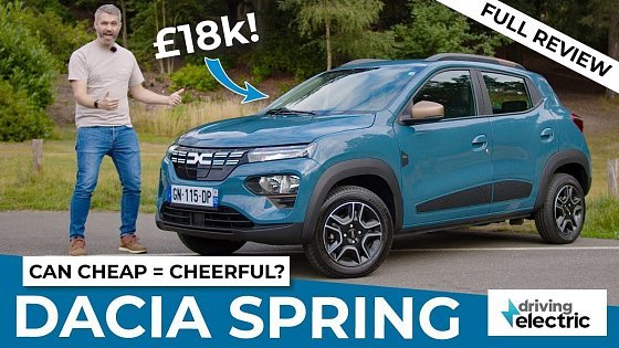 Video: Dacia Spring review: CHEAPEST EV is coming to the UK! - DrivingElectric