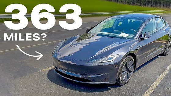 Video: First Drive in the NEW Model 3 Long Range RWD