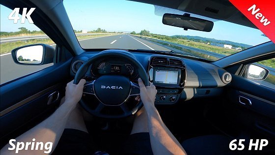 Video: Dacia Spring Extreme 2023 - POV Test Drive in 4K (48 kW - 65 HP) Top speed