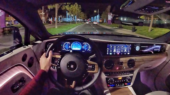 Video: 2024 Rolls-Royce Spectre POV Night Drive (3D Audio)(ASMR)