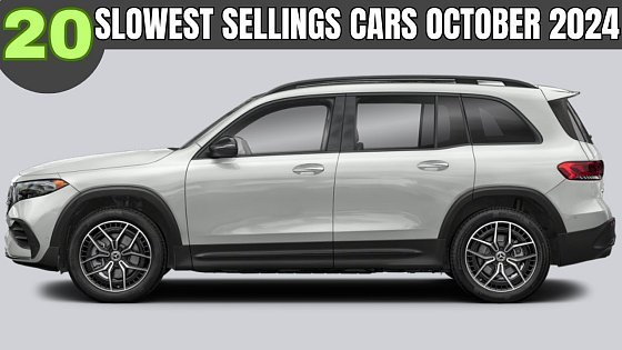 Video: Slowest Selling Cars for October 2024 in the United States