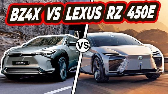 Video: Toyota Bz4x Vs Lexus RZ 450e | Which One You You Will Buy