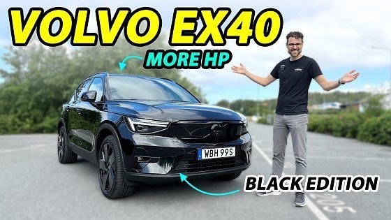 Video: The evil XC40! 2025 Volvo EX40 Performance 440 hp Black Edition REVIEW