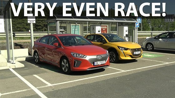 Video: Race between Peugeot e-208 and Hyundai Ioniq 28 kWh