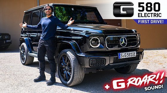 Video: Electric G 580 First Drive! The Roaring, Spinning & Drifting G Wagon!