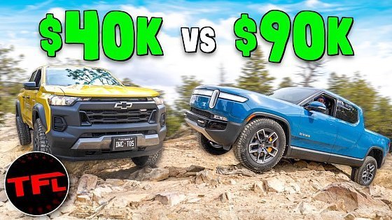 Video: Compared Off-Road: Rivian R1T vs Chevy Colorado Trail Boss!