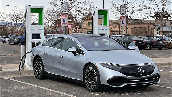 Video: The Longest Range EV I&#39;ve Tested! Mercedes EQS 450+ (107.8kWh) 70-MPH Highway Range Test