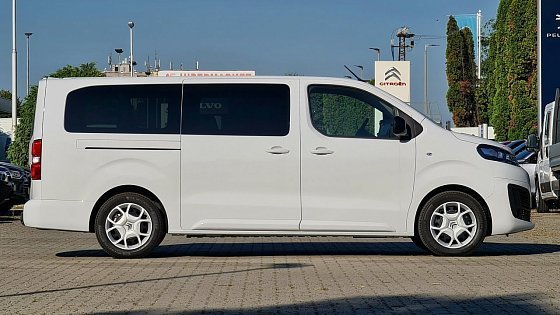 Video: Citroën ë-SpaceTourer Business XL (9-seater) 75kWh 100kW 136HP Icy White