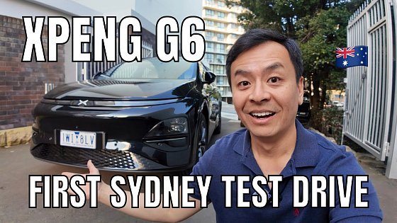 Video: Real World Test Drive of RHD XPENG G6 in Sydney Australia 2024