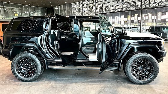 Video: New GMC Hummer 2X EV 2024 - 500km Large Size SUV | Black Exterior and Interior Details