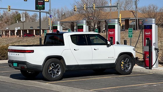 Video: Rivian R1T 70-MPH Highway Range Test (135kWh Large Pack Quad-Motor)