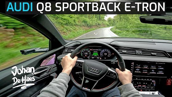 Video: 2023 AUDI Q8 SPORTBACK 55 E-TRON QUATTRO 408 HP POV TEST DRIVE