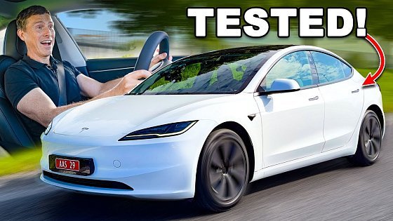 Video: New Tesla Model 3 2024 review.