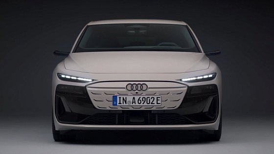 Video: Audi A6 e-tron: Sportback &amp; Avant. Design, aerodynamics, driving, interior, exterior, Matrix OLED S6