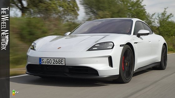 Video: 2024 Porsche Taycan 4S | Ice Grey Metallic | Driving, Interior, Exterior