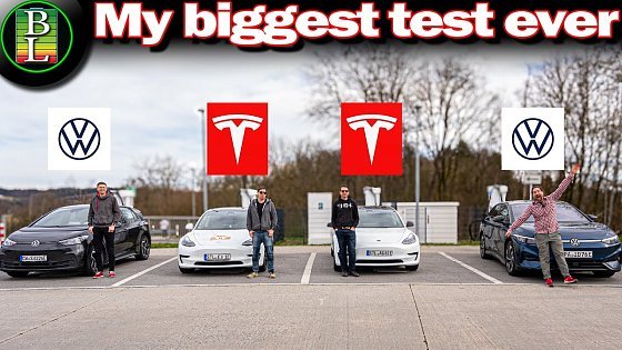 Video: VW Id.7 vs Id.3 Pro S vs Tesla Model 3 SR Plus LFP