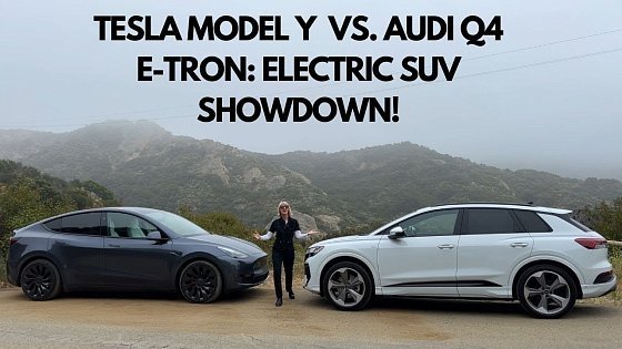 Video: Tesla Model Y vs Audi Q4 e-tron: Electric SUV Showdown!