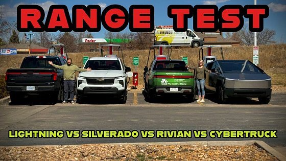 Video: Electric Pickup Truck Range Test! We Ran All Of Them To Dead