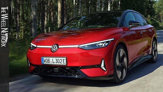 Video: 2025 Volkswagen ID.7 GTX | Kings Red | Driving, Interior, Exterior