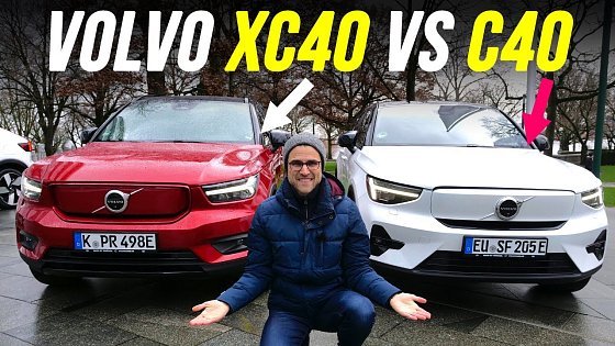 Video: Volvo EC40 vs EX40 EV REVIEW with FWD vs AWD comparison