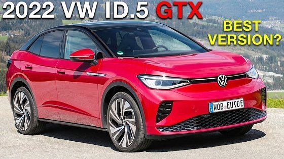 Video: 2022 VW ID.5 GTX Interior Exterior Driving