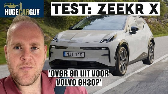 Video: De ZEEKR X belooft véél, maar maakt hij het waar? | HUGE Car Guy Review | SUV getest in Zweden