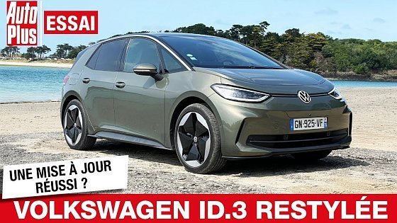 Video: VOLKSWAGEN ID.3 restylée (2023) : en attendant l&#39;ID.2... - Essai