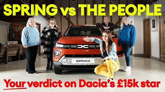 Video: The new Dacia Spring vs The People! EXCLUSIVE | Electrifying