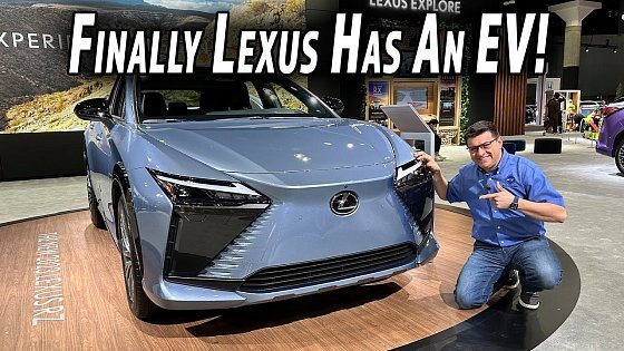 Video: 2023 Lexus RZ 450e In-Person First Look | The Electric RX