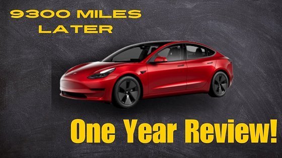 Video: 2023 Tesla Model 3 RWD ONE YEAR REVIEW