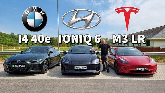 Video: Convoy real range and efficiency test! Hyundai Ioniq 6 v Tesla 3 Model 3 Long Range v BMW i4 40e