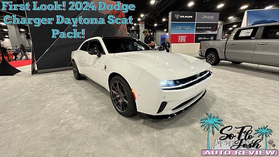 Video: First Look At The 2024 Dodge Charger Daytona!! Miami International Auto Show!