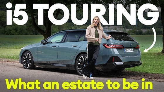 Video: NEW BMW i5 TOURING : Driving the best electric estate in the world ! | Electrifying