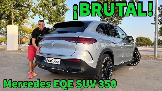 Video: ¡BRUTAL! Mercedes Benz EQE SUV 350 2023 Revisión, Aceleración y CONSUMO a 120 km/h MOTORK