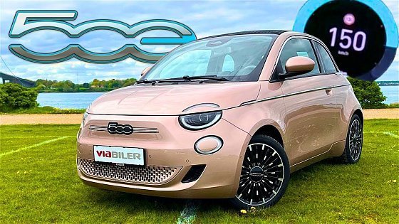 Video: *NEW* 2024 Fiat 500e Cabrio | 42 kWh 118 HP | POV TEST &amp; TOP SPEED