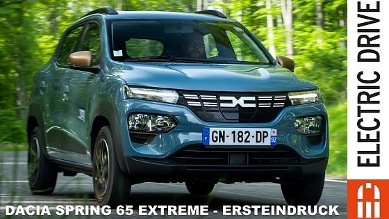 Video: Dacia Spring 65 Extreme Test Verbrauch Reichweite Preis Leistung Ersteindruck Electric Drive