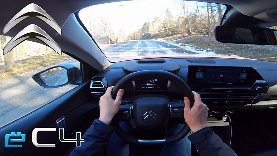 Video: 2022 Citroen e-C4 (136 HP 50 kWh) EV POV Test Drive