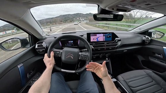 Video: New Citroen e-C4 X Test Drive POV 2023