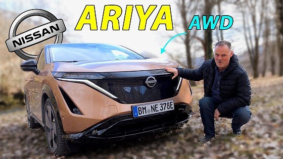 Video: Nissan Ariya AWD driving REVIEW with e-4ORCE winter range test!