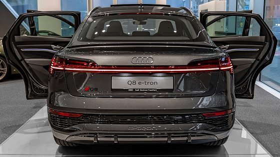 Video: 2023 Audi Q8 Sportback S line 55 e-tron quattro (408hp) - Durable electric SUV in Detail