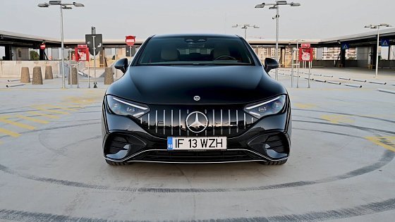 Video: 2022 Mercedes-AMG EQE 43 Review - AMG light?