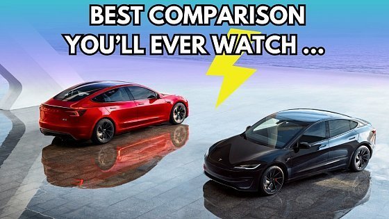 Video: New Tesla Model 3 LR RWD vs 2025 Tesla Model 3s