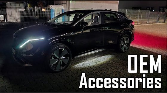Video: Nissan Ariya E-4ORCE | Official Accessories Review | EnBW Charging Park Review